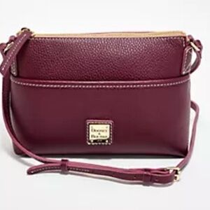 Dooney & Bourke Red and Gold Crossbody